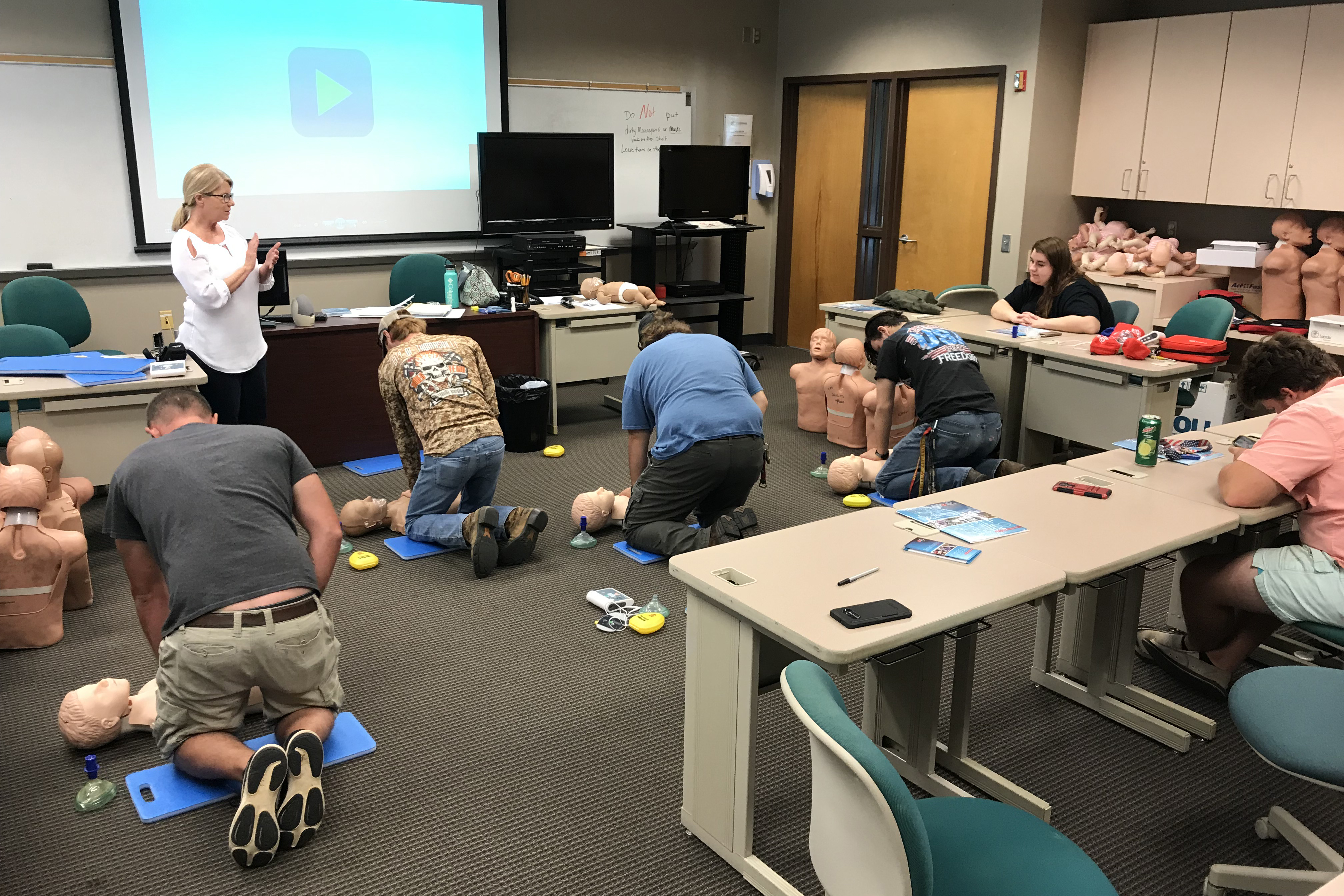 Photo for Economic Development in Thomasville Trains Wildlife Management Students in CPR 